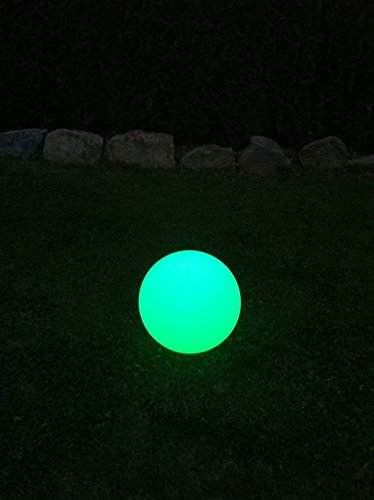 LED Leuchtkugel kabellos mit Akku 30 cm Gartenkugel multicolor RGB mit