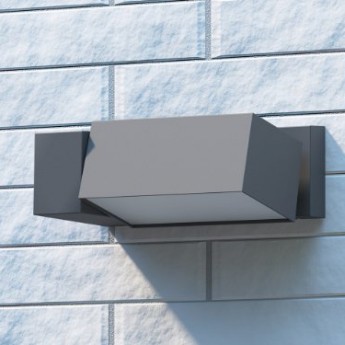 Philips 169429316, Ecomoods Wandaussenleuchte 23W, Gartenbeleuchtung