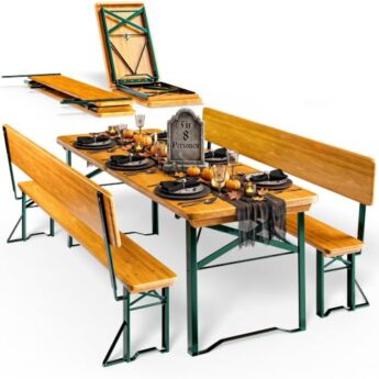 CASARIA Bierzeltgarnitur mit Lehne 170 cm CASARIA Bierzeltgarnitur mit Lehne 170 cm